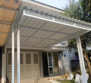 jasa pasang kanopi besi hollow