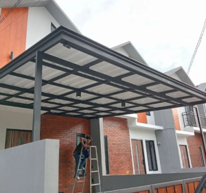 jasa pasang kanopi besi hollow banten